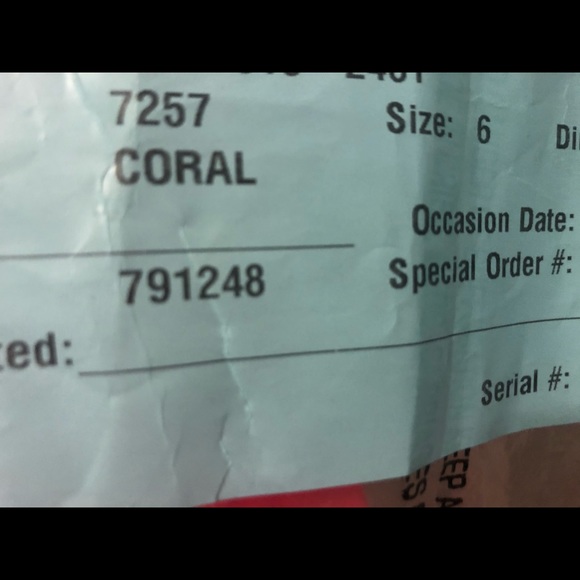 Coral One Shoulder Dress - Picture 3 of 11